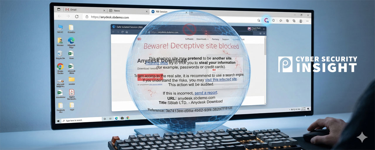 SSLの検査により自動的にブロックされたサイト（CheckPoint Harmonyの機能）