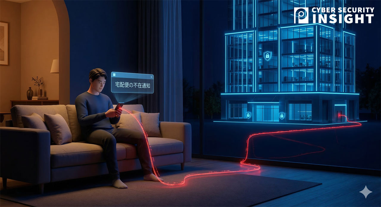 リラックスしている自宅のリビングから繋がる見えない罠