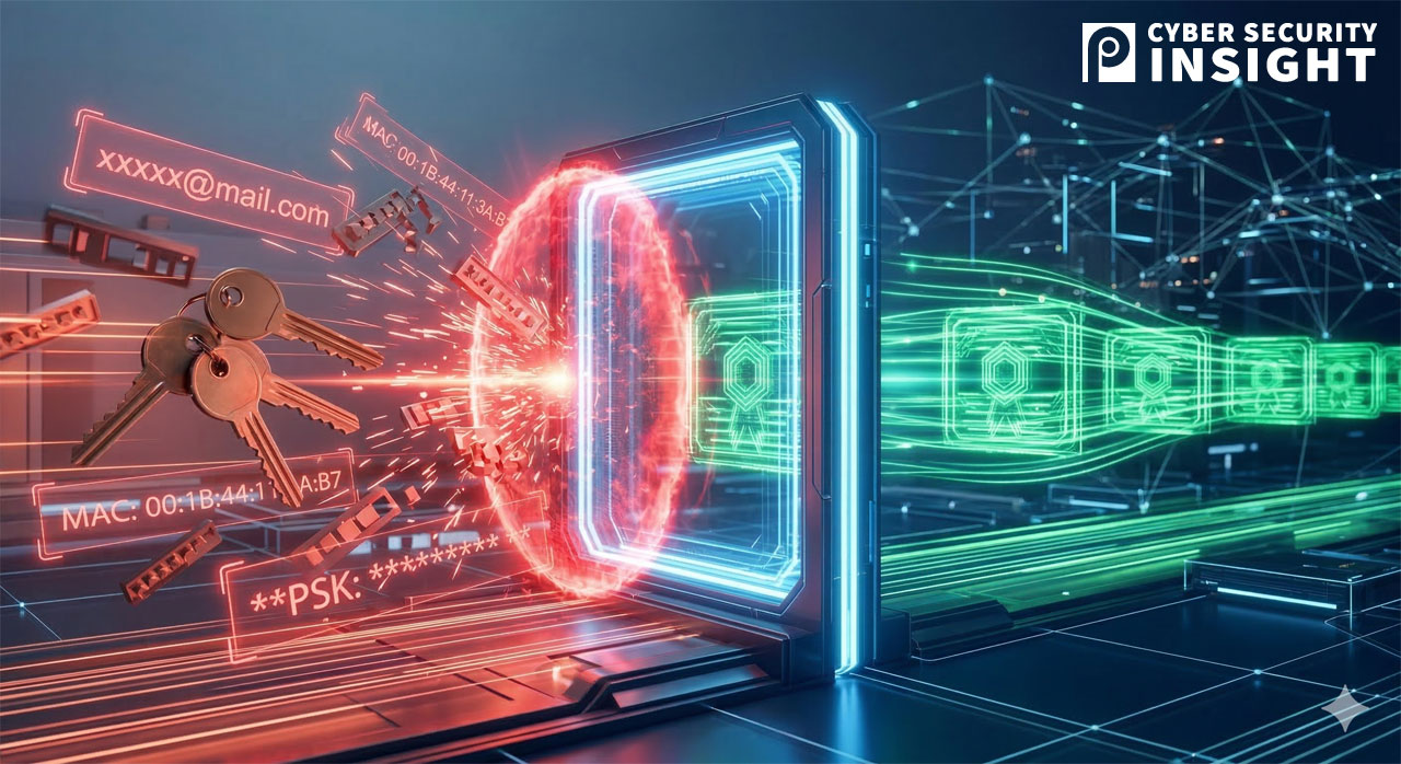 PIO-IDで1PCに対して1IDを作成して管理することで、機器毎のネットワーク参加を無線アクセスポイントやVPN経由(UTM)で同一の認証が可能である